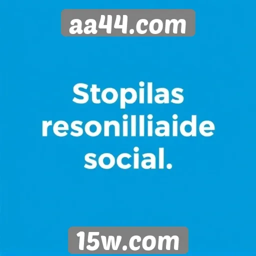 Iniciativas de responsabilidade social no aa44.com
